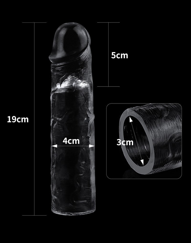 6: LoveToy - Flawless Clear Penis Sleeve + 5 cm