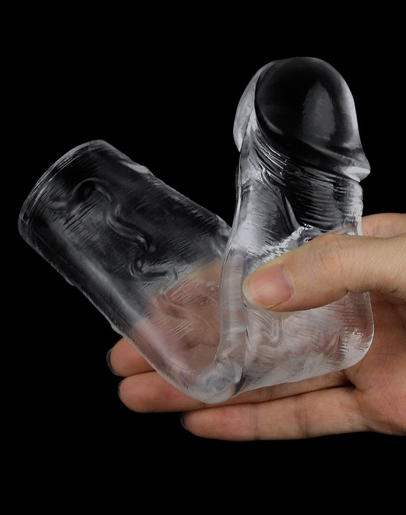 LoveToy - Flawless Clear Penis Sleeve + 5 cm