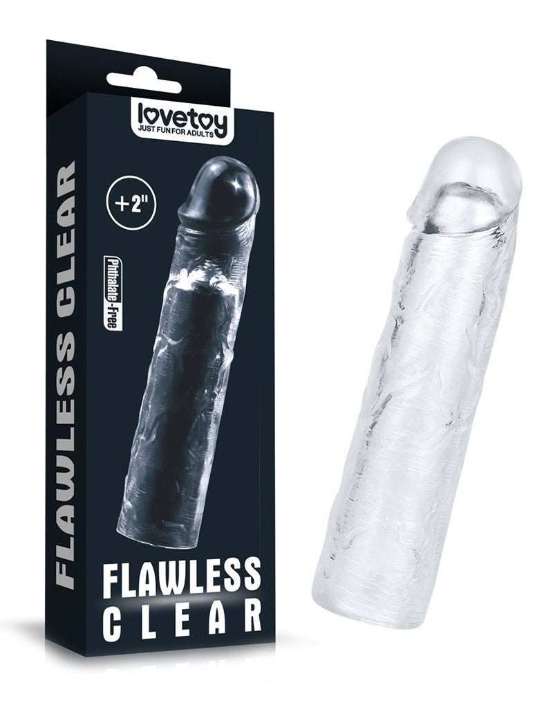 LoveToy - Zweischichtiger Silikon-Dildo XXL 28 cm (Ø7.4 cm) - Braun
