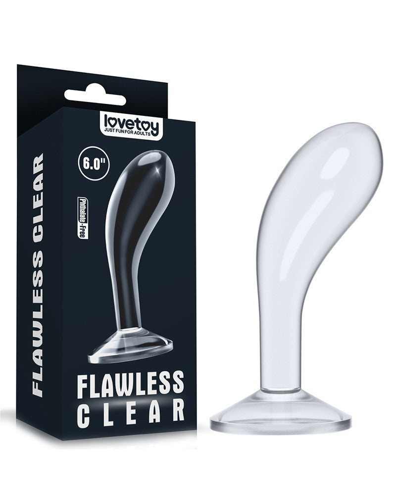 1: LoveToy - Flawless Clear Prostata-Plug 15 cm