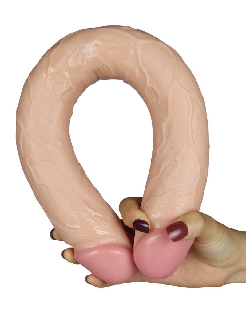 3: LoveToy - King Size Slim Ultra Double Dildo 45 cm - Nude
