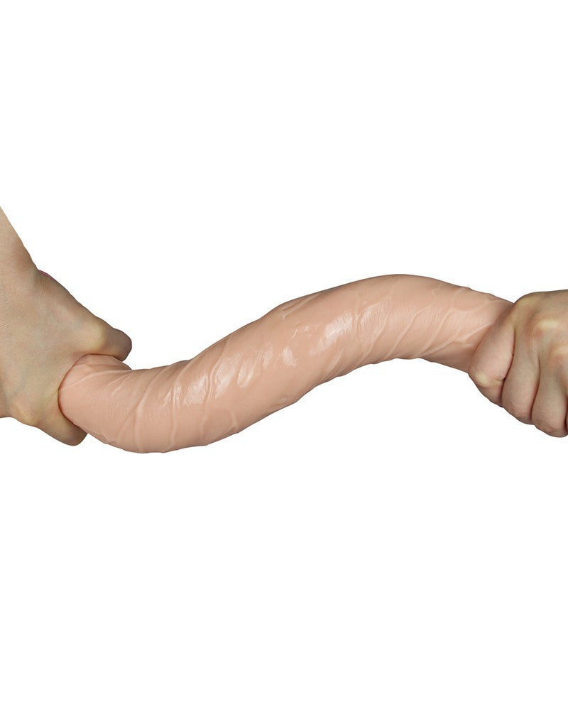 4: LoveToy - King Size Slim Ultra Double Dildo 45 cm - Nude
