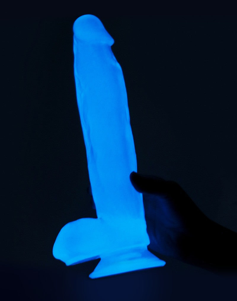 9: LoveToy - Lumino Play Dildo 26 cm - Glow in the Dark