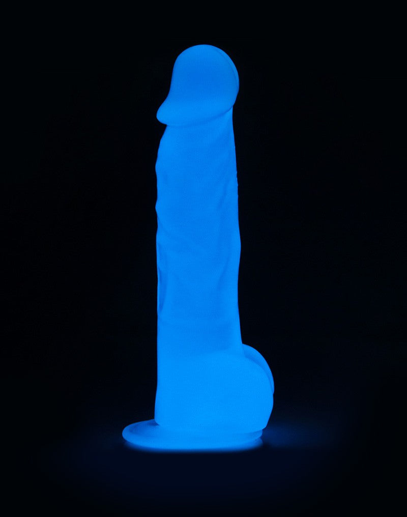 4: LoveToy - Lumino Play Dildo 21.5 cm - Glow in the Dark