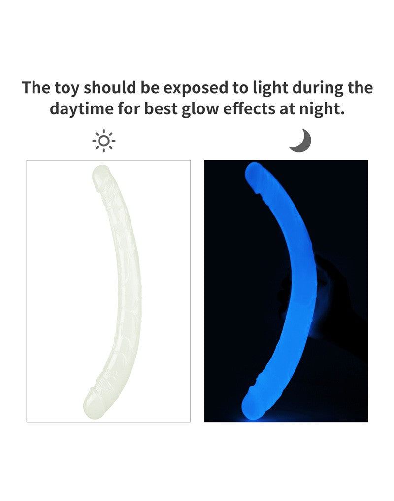 6: LoveToy - Lumino Play Doppeldildo 37 cm - Glow in the Dark