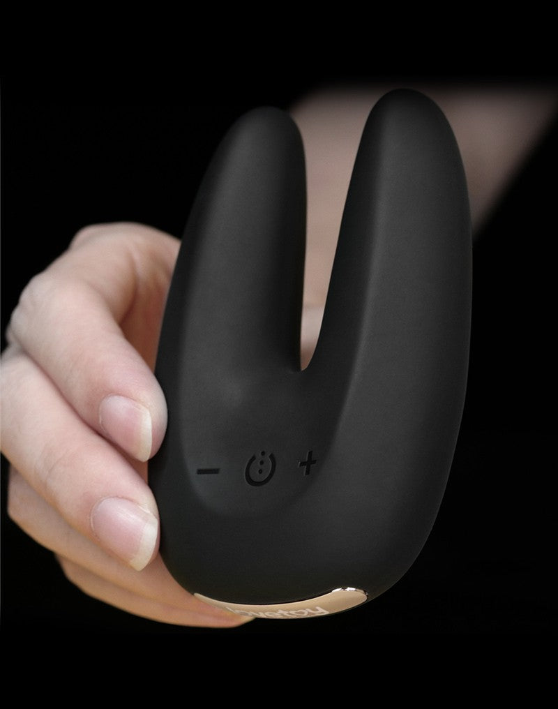 10: LoveToy – O-Sensual Rapture Twin - Klitoris- oder Nippel-Vibrator – Schwarz