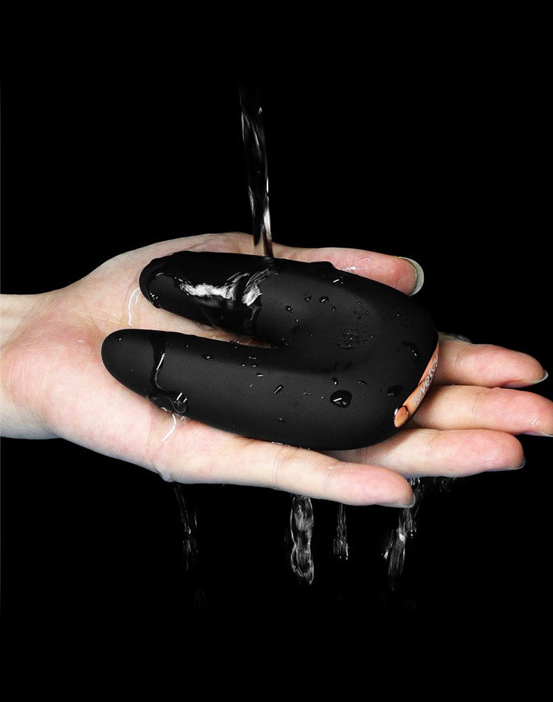 8: LoveToy – O-Sensual Rapture Twin - Klitoris- oder Nippel-Vibrator – Schwarz