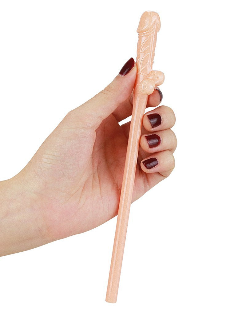 LoveToy - Realistische Willy Strohhalme - 9er Pack
