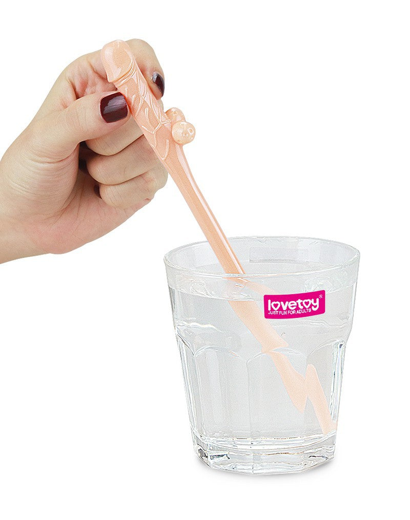 LoveToy - Realistische Willy Strohhalme - 9er Pack