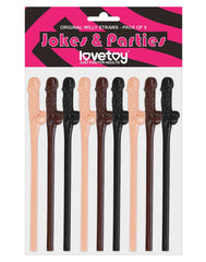 LoveToy - Realistische Willy Strohhalme - 9er Pack