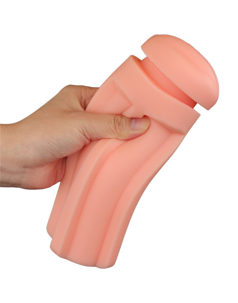 LoveToy - Pleasure Brew Blonde Ale Vagina Masturbator - Nude & Gelb