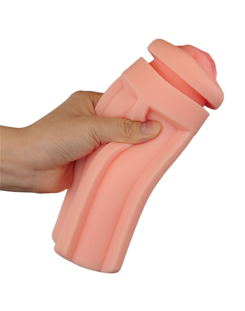 LoveToy - Pleasure Brew Cream Ale Mouth Masturbator - Grün & Nude