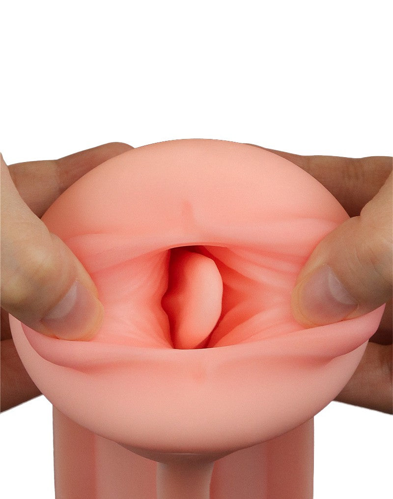 LoveToy - Pleasure Brew Cream Ale Mouth Masturbator - Grün & Nude