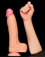 2: LoveToy - Realistic Dildo 25 cm - Nude