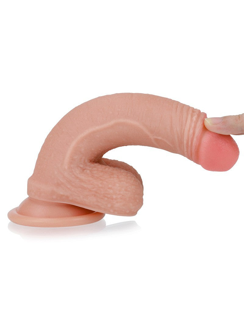 3: LoveToy - Realistic Dildo 18 cm - Nude