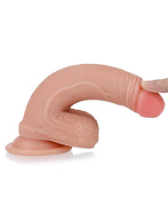 3: LoveToy - Realistic Dildo 18 cm - Nude