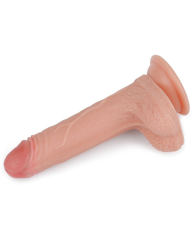 4: LoveToy - Realistic Dildo 18 cm - Nude