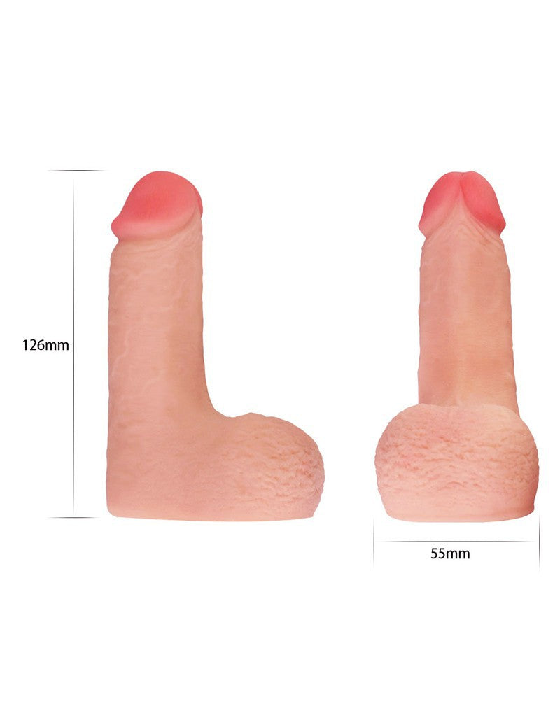 3: LoveToy - Skinlike Limpy Cock 13 cm - Nude