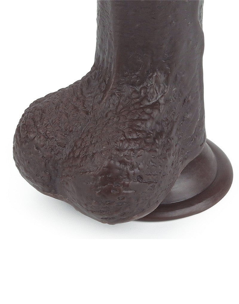 10: LoveToy - Sliding Skin Dildo 17.5 cm - Schwarz