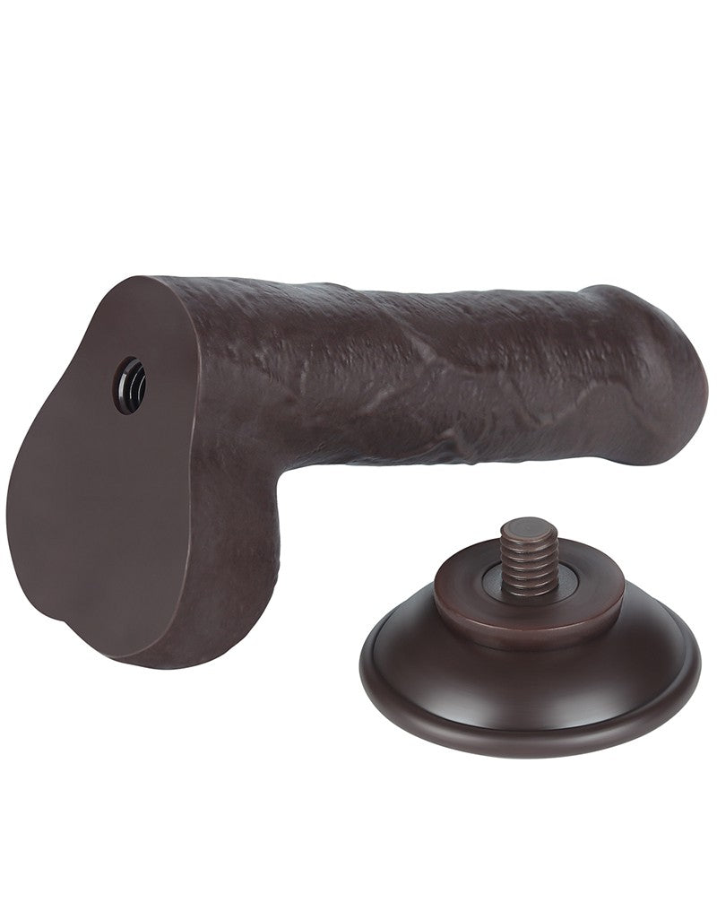 LoveToy - Skin-Schiebe-Dildo 18,3 cm (Ø 3,5 cm) - Schwarz