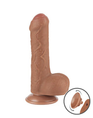 LoveToy - Skin-Schiebe-Dildo 18,3 cm (Ø 3,5 cm) - Braun