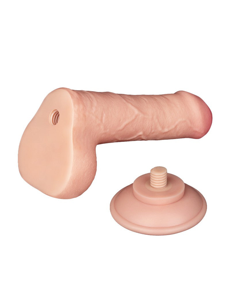 LoveToy - Skin-Schiebe-Dildo 18.3 cm (Ø 3.5 cm) - Nude