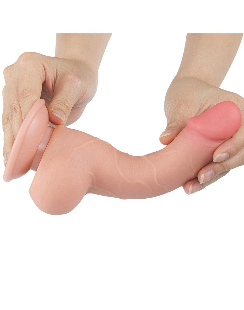 7: LoveToy - Skin-Schiebe-Dildo 19.5 cm (Ø 3.6 cm) - Nude