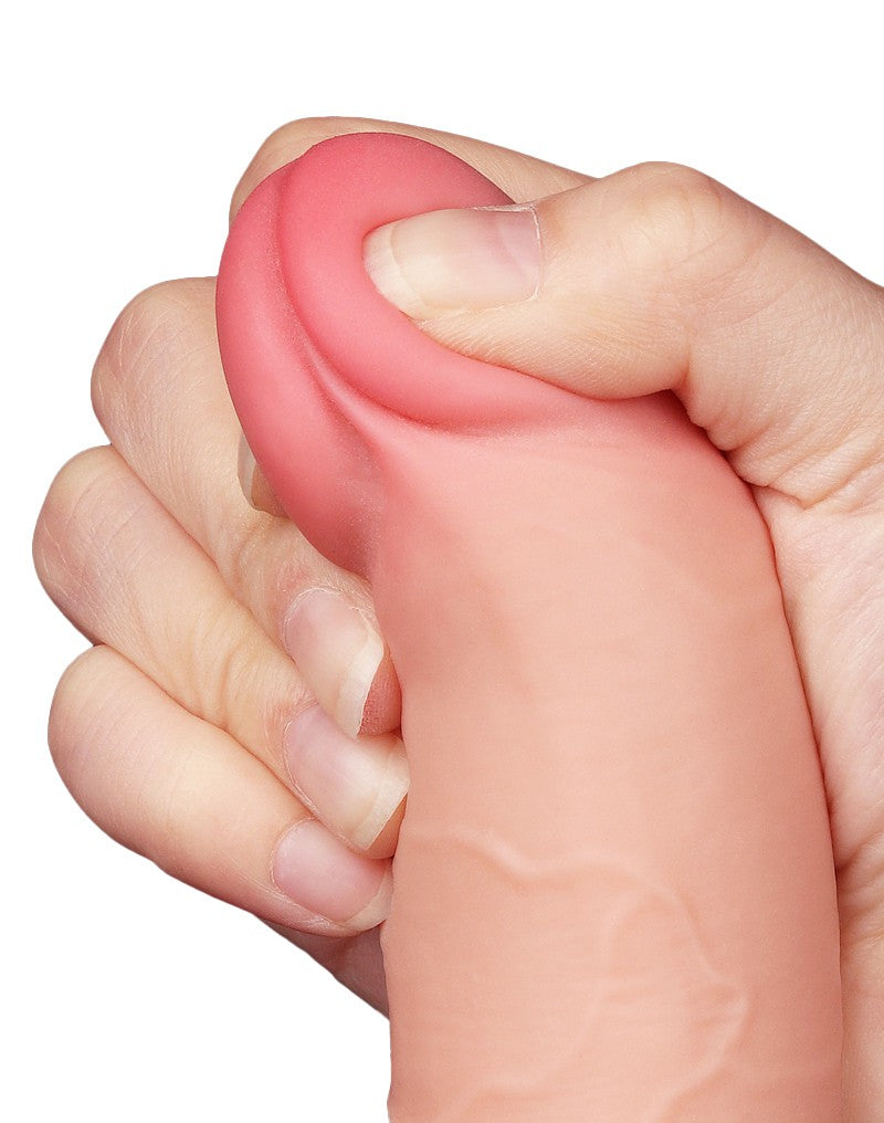 9: LoveToy - Skin-Schiebe-Dildo 19.5 cm (Ø 3.6 cm) - Nude