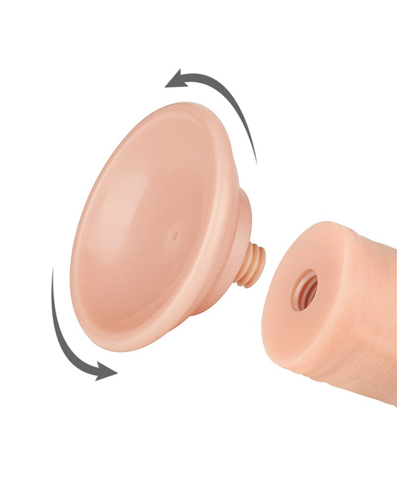 5: LoveToy - Skin-Schiebe-Dildo 20 cm (Ø 3.8 cm) - Nude