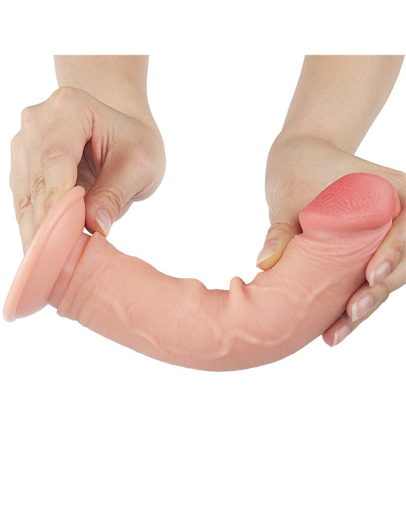 7: LoveToy - Skin-Schiebe-Dildo 20 cm (Ø 3.8 cm) - Nude