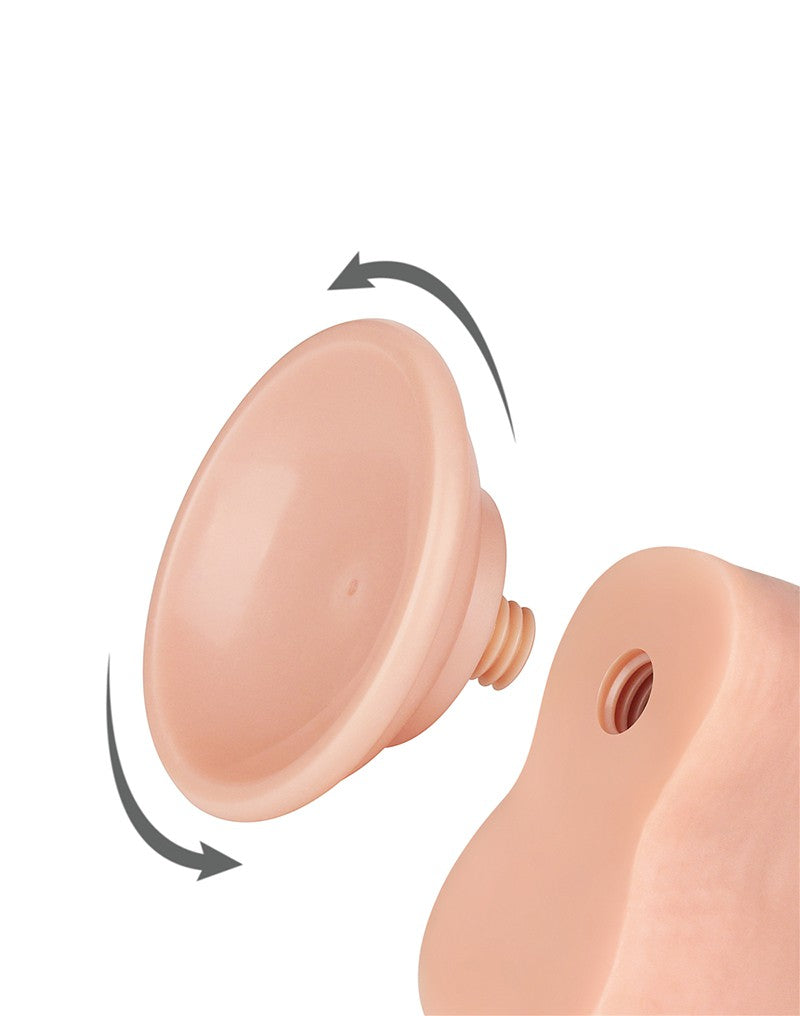 LoveToy - Skin-Schiebe-Dildo 20 cm (Ø 3.9 cm) - Nude