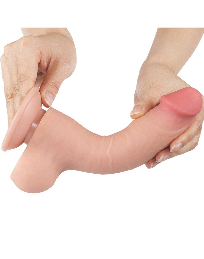 LoveToy - Skin-Schiebe-Dildo 20 cm (Ø 3.9 cm) - Nude