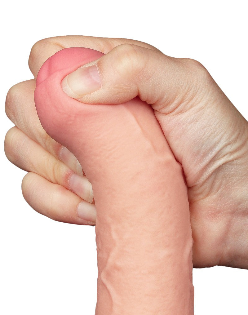 LoveToy - Skin-Schiebe-Dildo 20 cm (Ø 3.9 cm) - Nude