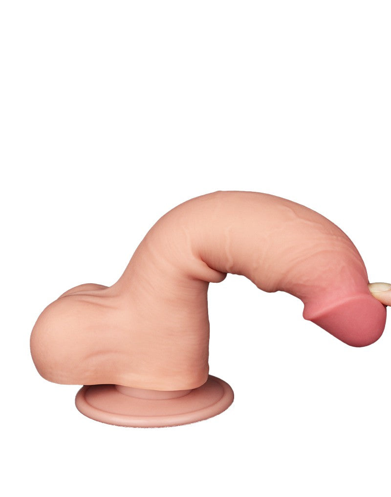 LoveToy - Skin-Schiebe-Dildo 20 cm (Ø 3.9 cm) - Nude