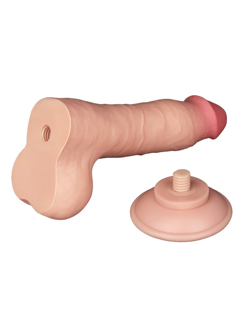 LoveToy - Skin-Schiebe-Dildo 20 cm (Ø 3.9 cm) - Nude