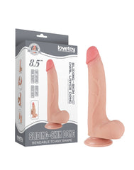 2: LoveToy - Skin-Schiebe-Dildo 20 cm (Ø 4 cm) - Nude