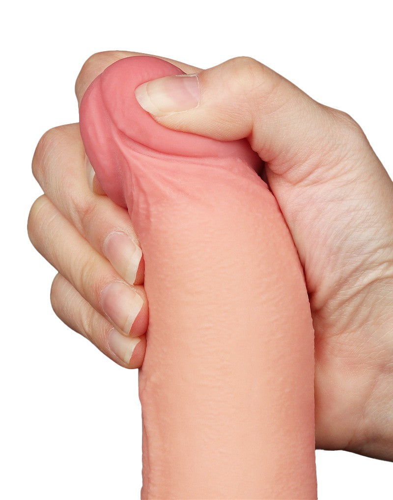 9: LoveToy - Skin-Schiebe-Dildo 20 cm (Ø 4 cm) - Nude