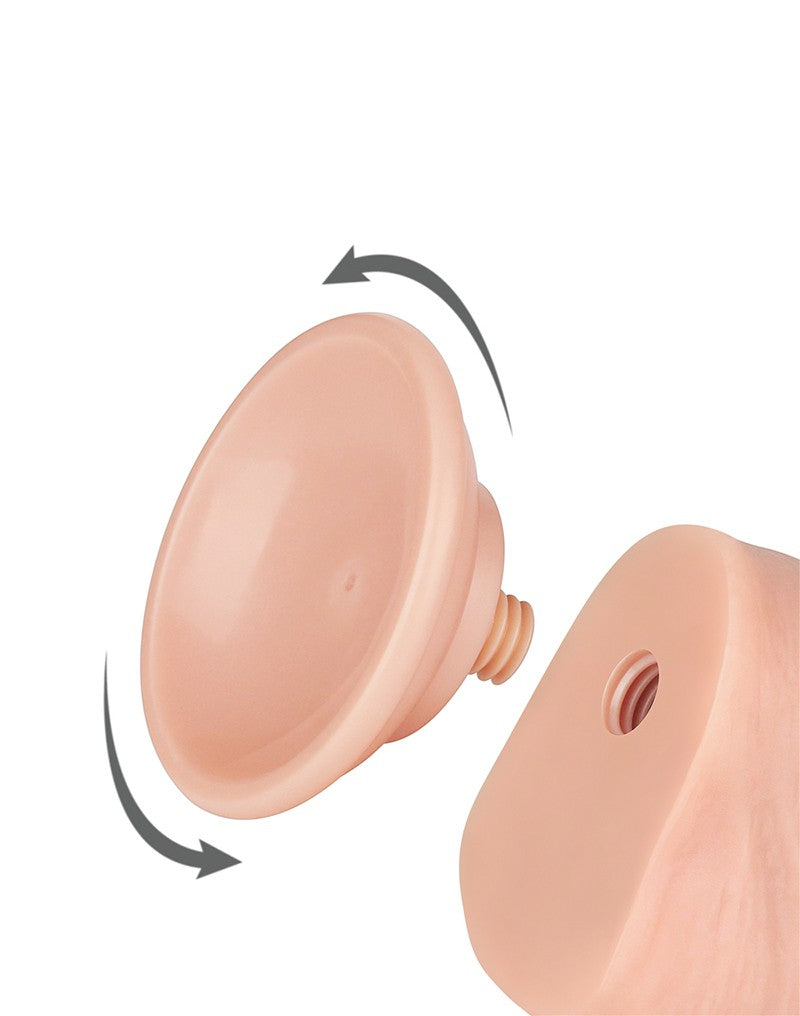 8: LoveToy - Skin-Schiebe-Dildo 20.8 cm (Ø 4 cm) - Nude