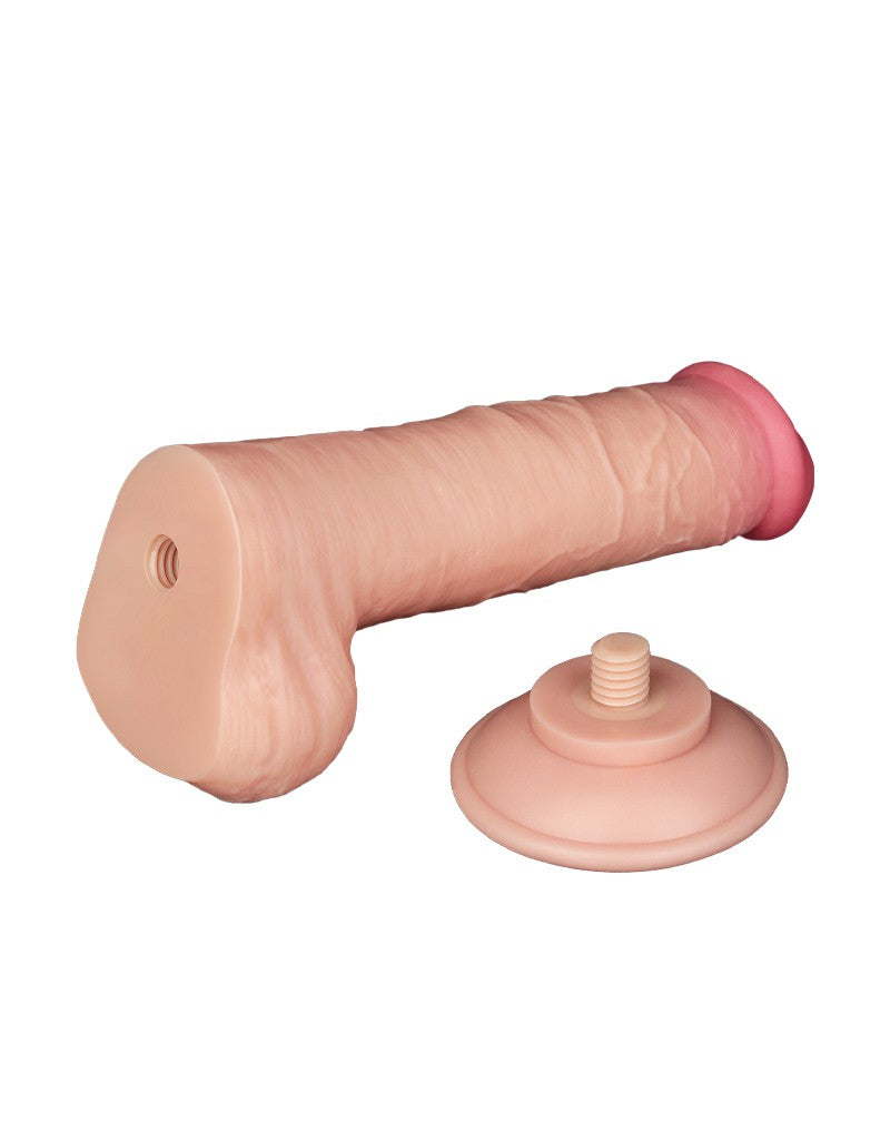 LoveToy - Skin-Schiebe-Dildo 20.8 cm (Ø 4 cm) - Nude