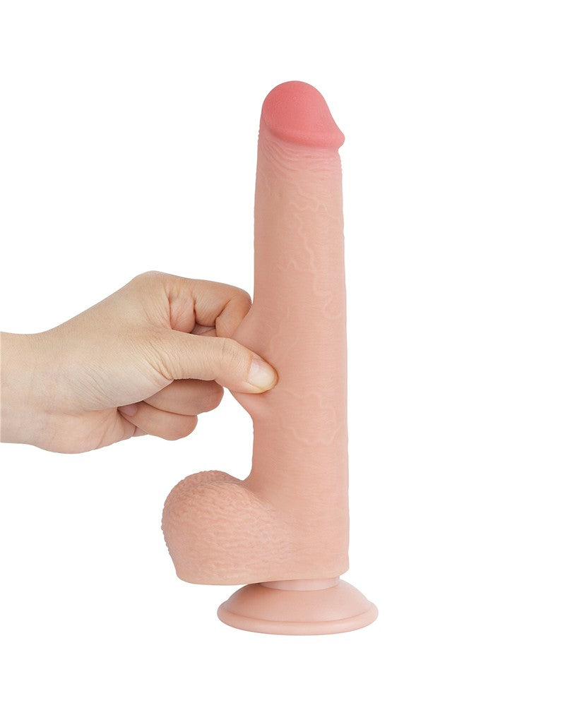 7: LoveToy - Skin-Schiebe-Dildo 22 cm (Ø 3.7 cm) - Nude
