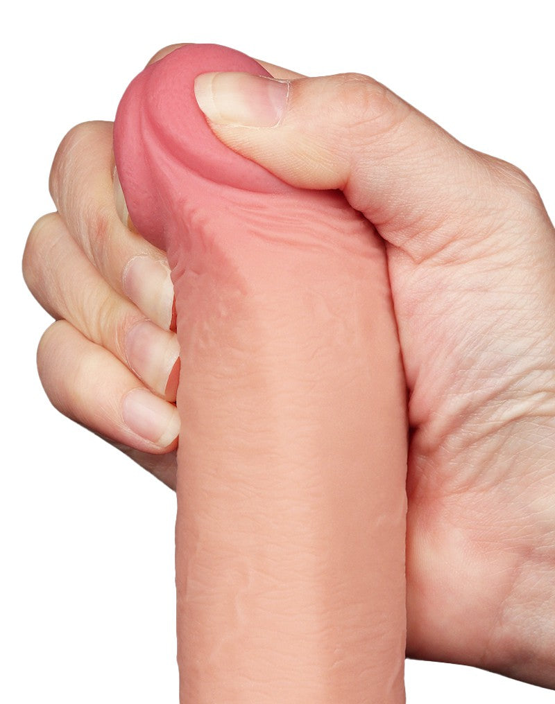 10: LoveToy - Skin-Schiebe-Dildo 22 cm (Ø 3.7 cm) - Nude