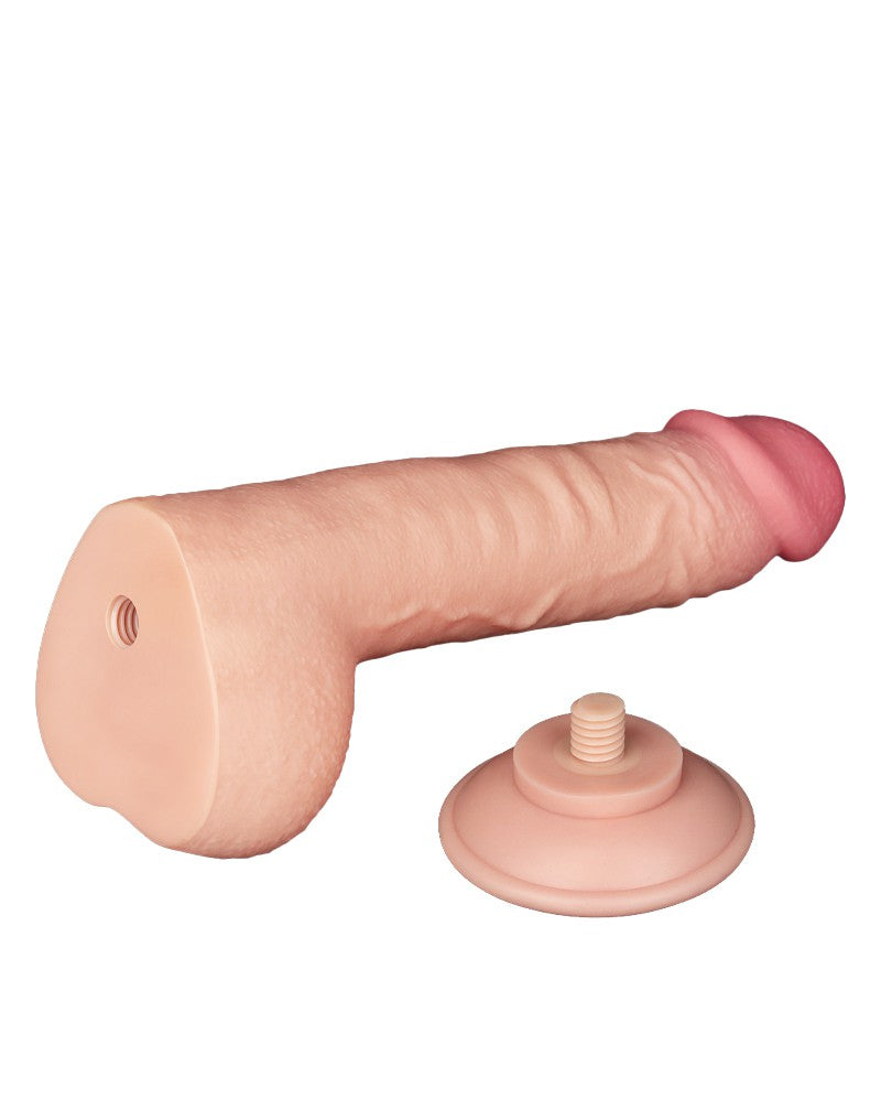 4: LoveToy - Hautgleitdildo 24 cm (Ø 4.3 cm) - Nude