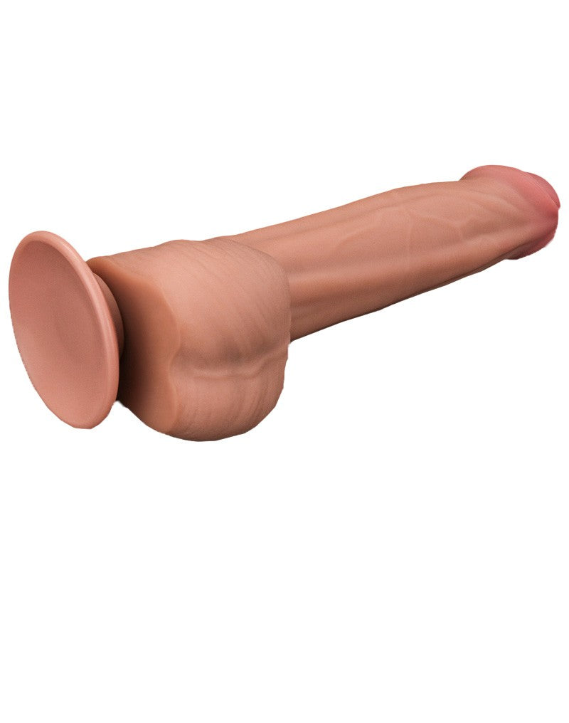 4: LoveToy - Sliding Skin Dildo 29 cm - Nude