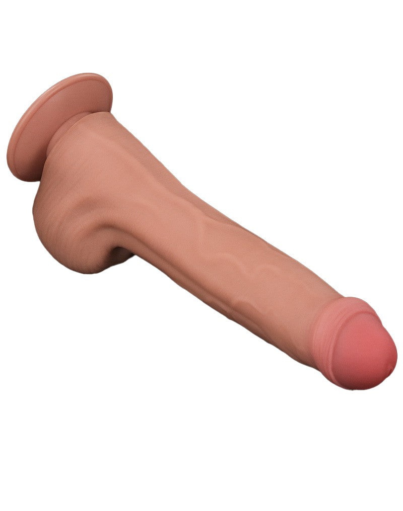 6: LoveToy - Sliding Skin Dildo 29 cm - Nude