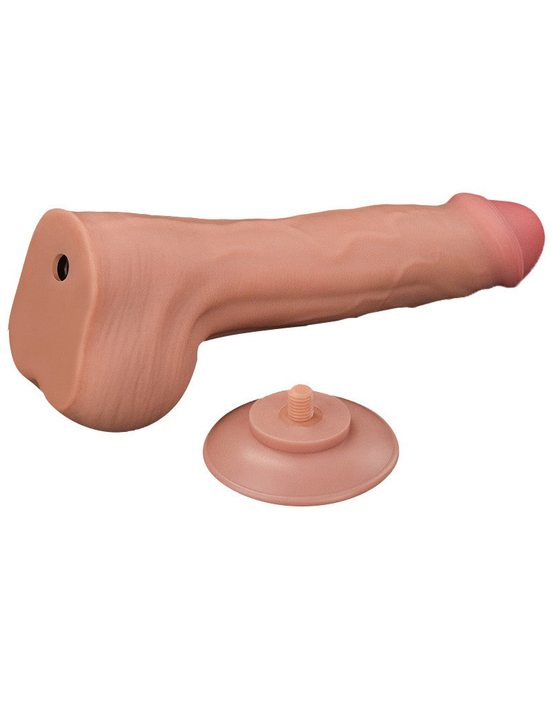 7: LoveToy - Sliding Skin Dildo 29 cm - Nude