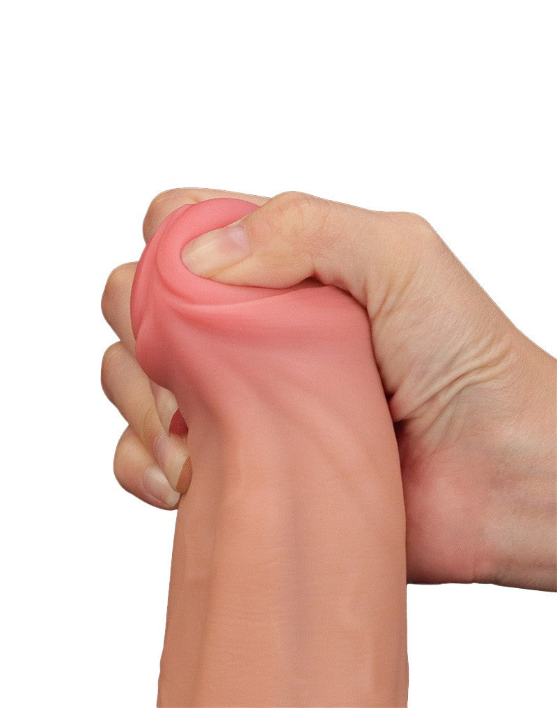 10: LoveToy - Sliding Skin Dildo 29 cm - Nude