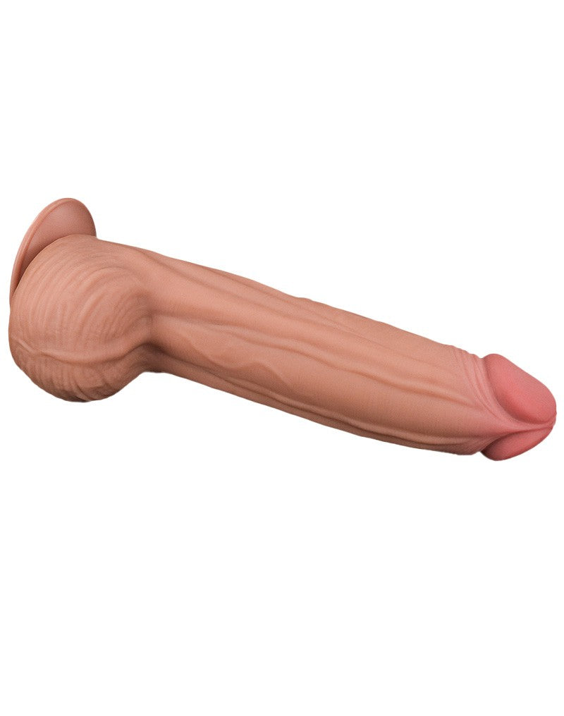 6: LoveToy - Sliding Skin Dildo 31 cm - Nude