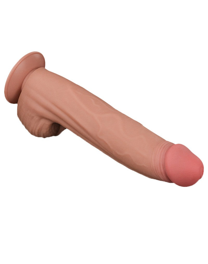 5: LoveToy - Sliding Skin Dildo 31 cm - Nude