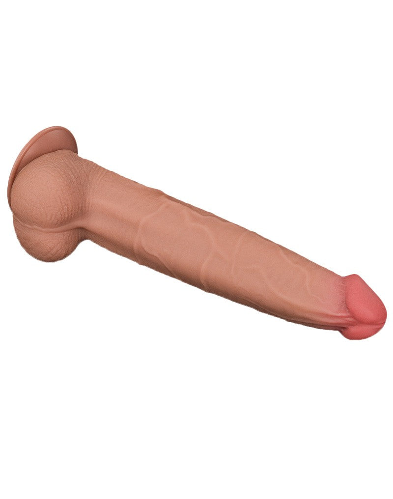 6: LoveToy - Sliding Skin Dildo 34 cm - Nude