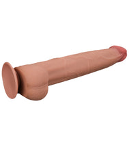 4: LoveToy - Sliding Skin Dildo 34 cm - Nude